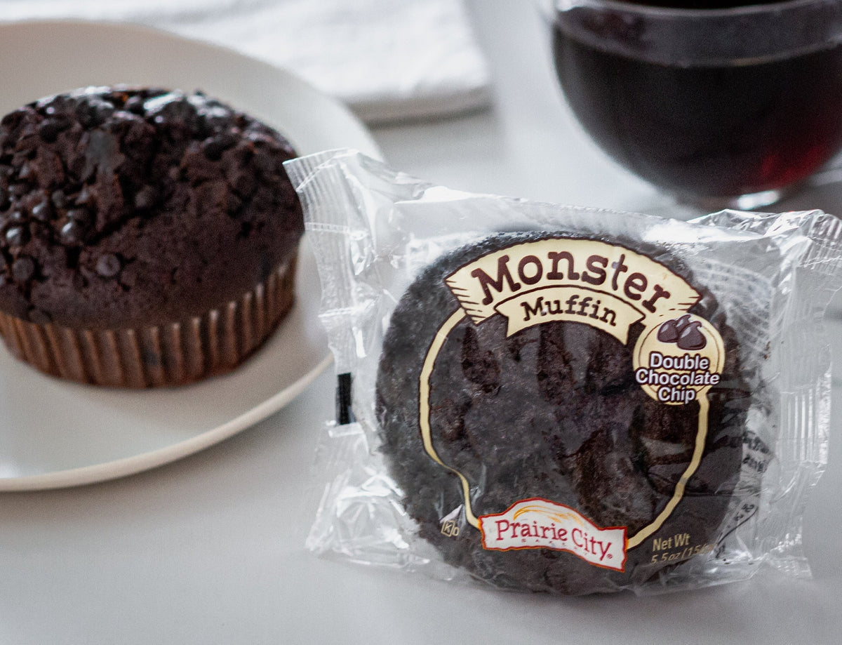 Prairie City Bakery Prairie City Bakery Double Chocolate Chip Monster Muffin — product image