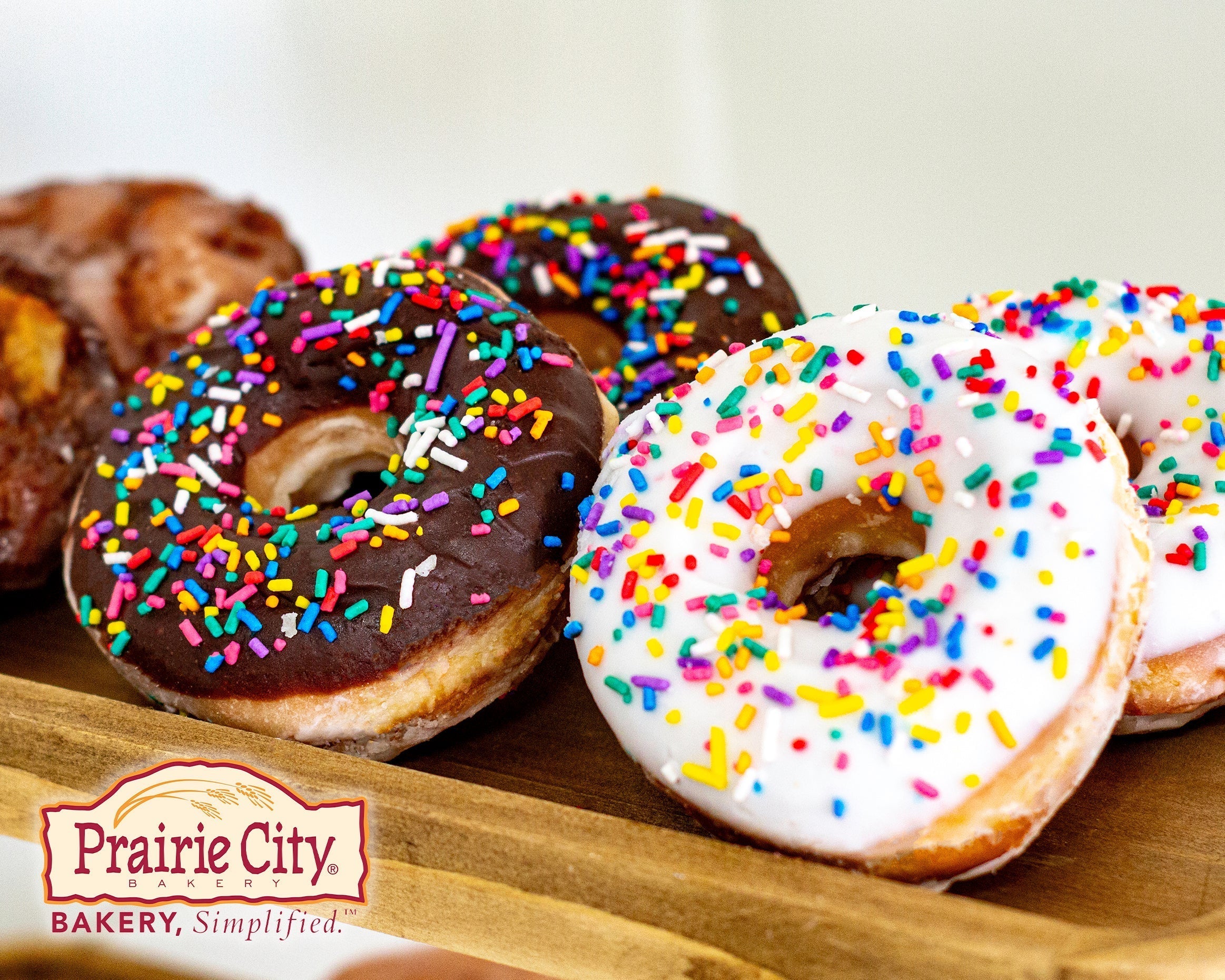 Prairie City Bakery Expands Donut Line with New Sprinkle-Topped Treats