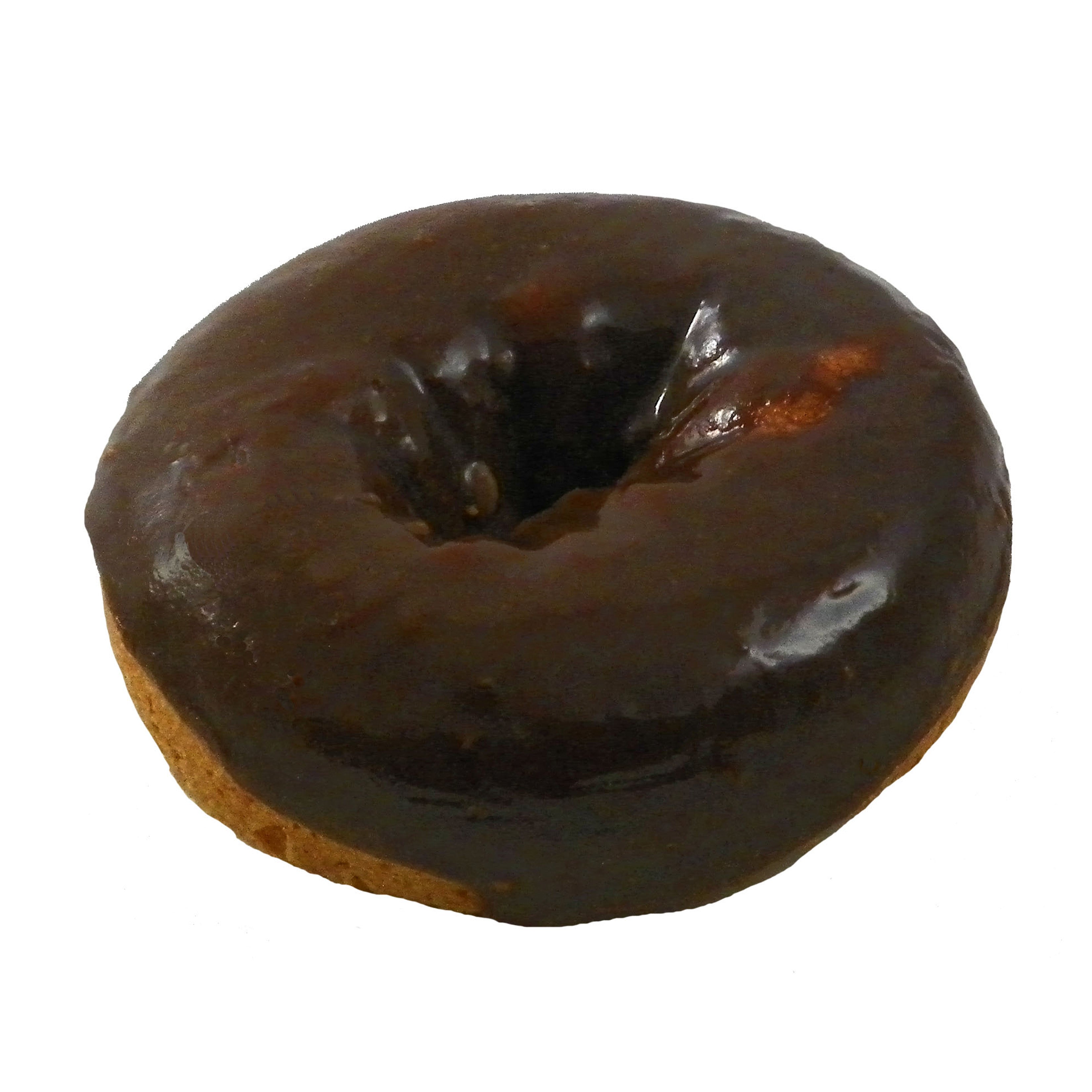 Chocolate Iced Cake Donut