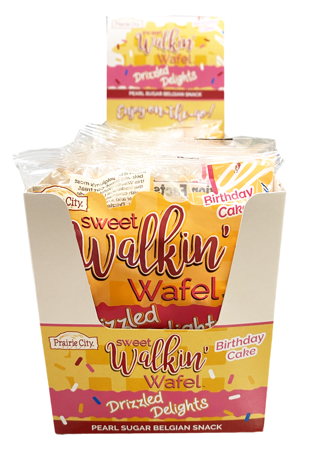 Sweet Walkin’ Wafel Drizzled Delight Birthday Cake