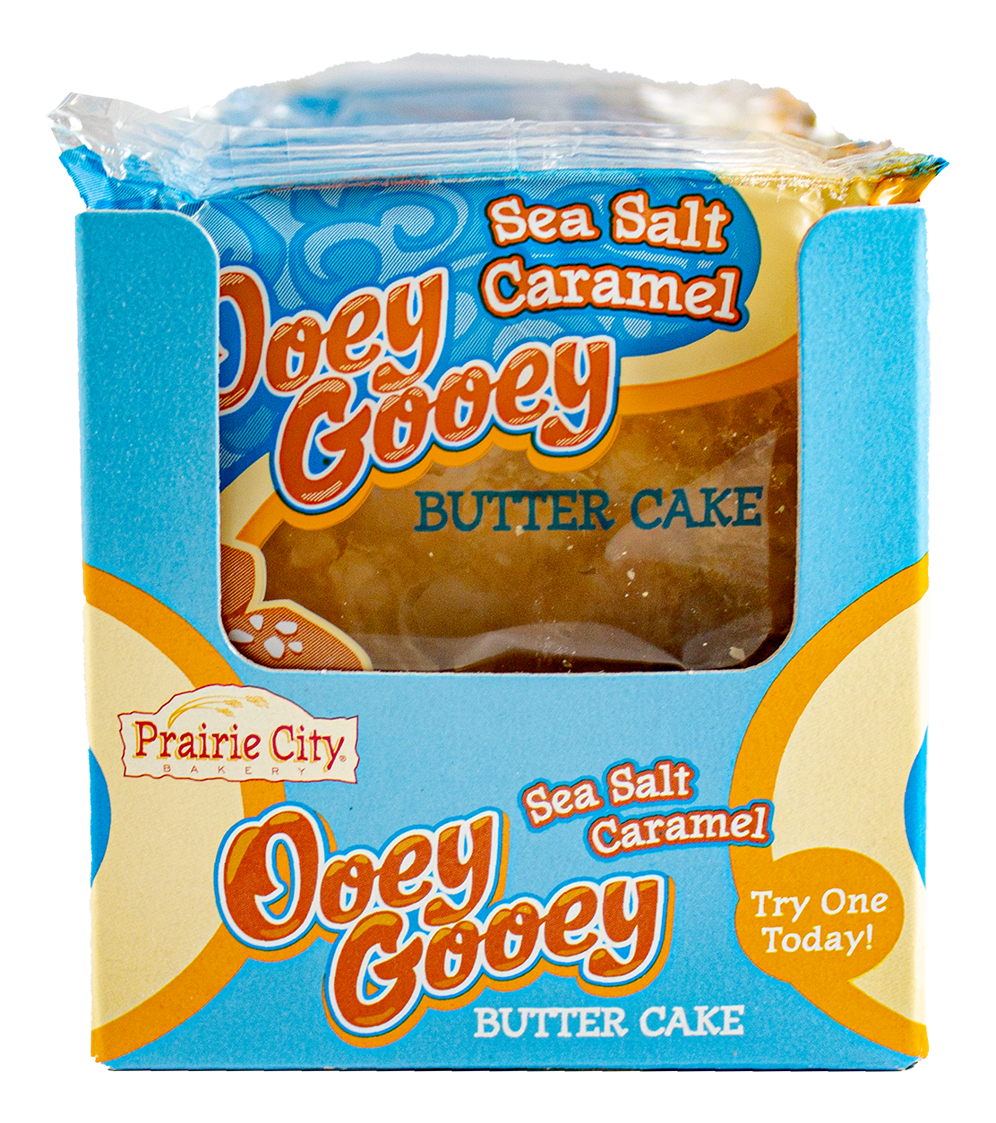 Ooey Gooey Butter Cake Sea Salt Caramel | Prairie City Bakery