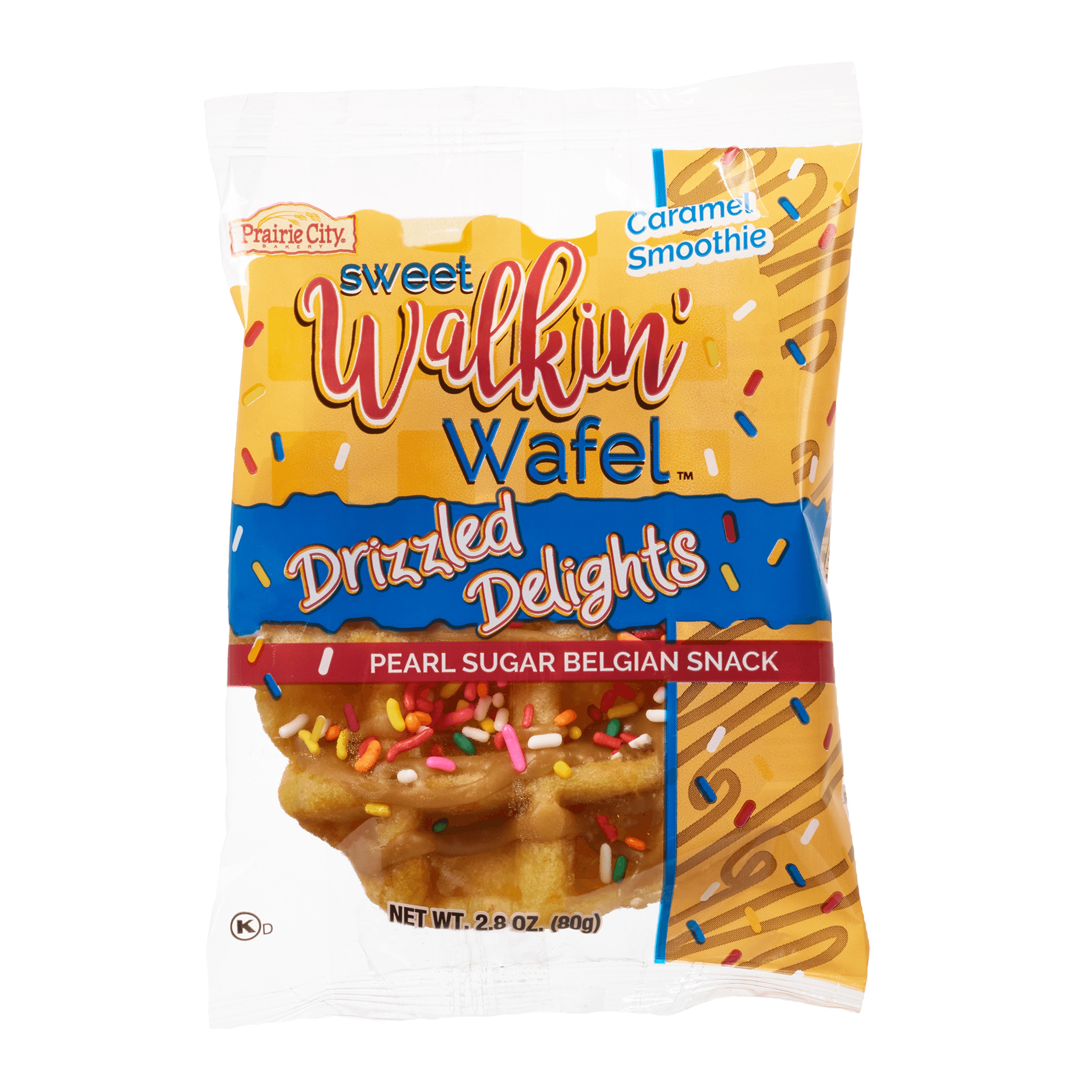 Sweet Walkin’ Wafel Drizzled Delight Caramel Smoothie